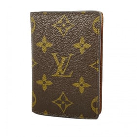 Louis Vuitton Business Card Holder/Card Case Monogram Organizer de Poche M60502 Brown Men's Women's