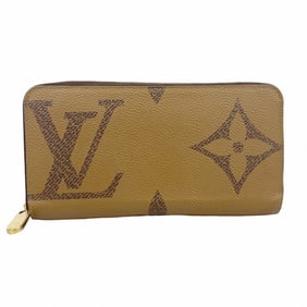 Louis Vuitton Long Wallet Monogram Reverse Giant Zippy M69353 Brown Ladies