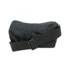 Chanel Shoulder Bag New Travel Nylon Black Ladies