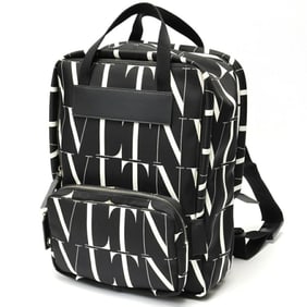 Valentino VLTN Backpack UY2B0964 Nylon Black White S-159191