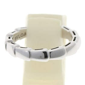BVLGARI Serpenti Viper Ring 349672 750 18K White Gold L-159061
