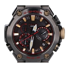 G-SHOCK MRG-B2000B-1A4JR MR-G Red Titanium Watch with Mobile Link, Tough Solar Radio Control, Black,