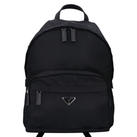Like New PRADA 2VZ034 Re-Nylon Backpack, Black, Men's