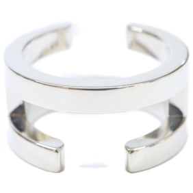 HERMES Hermes Ag925 H motif ring, size 47, silver, for women