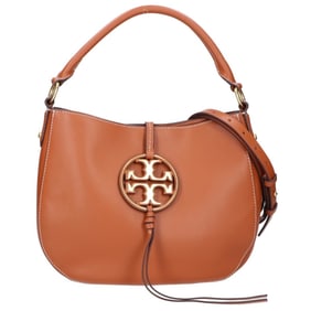 Tory Burch 59698 MILLER METAL MINI HOBO Mirror Metal Mini Hobo Bag, Aged Camello, Women's