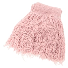 CHANEL 05A P26689V0300 Coco Mark Plate Wool/Mohair/Silk Fringe Scarf Pink Women's