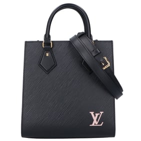 LOUIS VUITTON Louis Vuitton Excellent Condition M20958 Epi Sac Plat BB Shoulder Bag Noir Women's