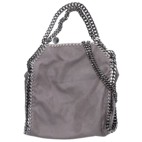 STELLA McCARTNEY Falabella Mini 2-Way Chain Shoulder Tote Bag, Gray, Women's, 371223W9132