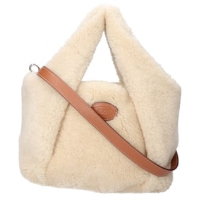 TOD'S Mini Shirt Shopping Bag (XBWAOUAM1L0QRD7P70) in White