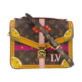 Louis Vuitton Summer Trunk Pochette Metis Monogram Canvas Shoulder Bag, Multicolor, Women's, M43628