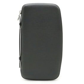 LOUIS VUITTON Taiga Organizer Atoll Travel Case/Second Bag, Leather Ardoise Black, M30652