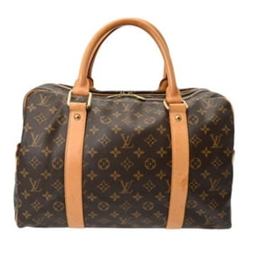 LOUIS VUITTON Monogram Carryall Brown M40074 Women's Canvas Boston Bag