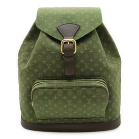 LOUIS VUITTON Monogram Mini Montsouris GM Backpack Shoulder Bag TST Khaki Green M92456