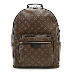 LOUIS VUITTON Monogram Macassar Josh Backpack/Shoulder Bag M41530