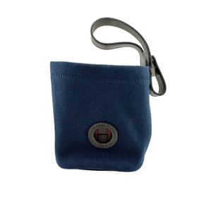 HERMES Dog Treats Pouch 2023 Navy Unisex