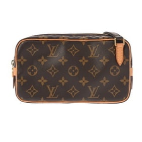 LOUIS VUITTON Monogram Marly Bandouliere Brown M51828 Women's Canvas Shoulder Bag