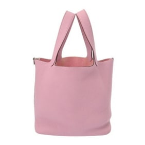 HERMES Picotin Lock MM Mauve Silvestre U Stamp (circa 2022) Women's Taurillon Clemence Handbag