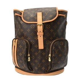 LOUIS VUITTON Monogram Sac Ad Bosphor Brown M40107 Unisex Canvas Backpack/Daypack