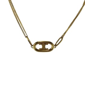 CELINE Triomphe Necklace 46S896BRA.350R Gold Metal Women's