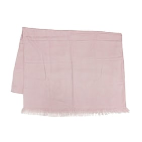 HERMES New Libris Cashmere and Silk Stole/Scarf, Large, Jacquard Weave, Pink