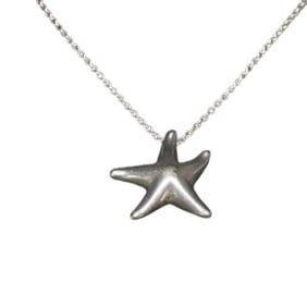 TIFFANY & Co. Elsa Peretti Starfish Necklace - Silver SV925 for Women
