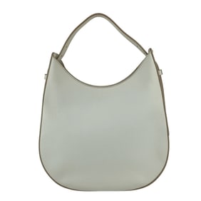 TOD'S Oboe Large Shoulder Bag - White Leather Women's Timeless Tote