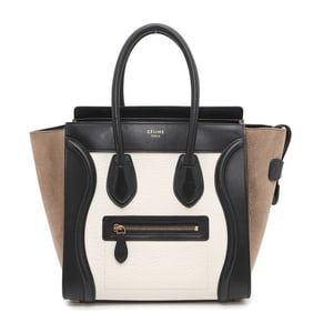 Celine Luggage Micro Shopper Handbag 167793 CELINE Bag Black