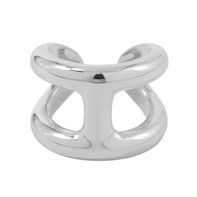 Hermes Hermès Osmose PM Ring, SV925 Silver, Ring Size 51,