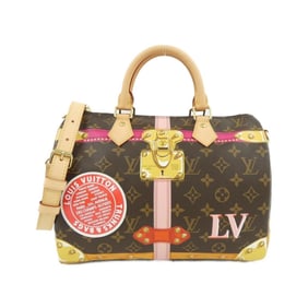 Louis Vuitton Monogram (Trunk) Speedy Bandouliere 30cm Boston Bag M41386