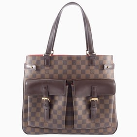 Louis Vuitton Uzes Damier Tote Bag N51128 Ebene Canvas Women's LOUIS VUITTON