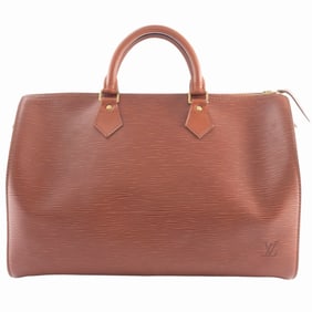 Louis Vuitton Speedy 35 Boston Bag M42993 Epi Leather Kenya Brown Women's Handbag LOUIS VUITTON