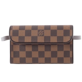 Louis Vuitton Pochette Florentine Waist Bag N51856 Damier Ebene Canvas Women's LOUIS VUITTON