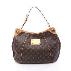 Louis Vuitton Galliera PM Shoulder Bag, Coated Canvas and Leather, Monogram, Women's, Brown, M56382
