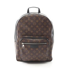 Louis Vuitton Josh Rucksack, M41530, Men's, Coated Canvas and Leather Monogram Macassar Backpack,