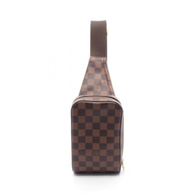 Louis Vuitton Geronimos Waist Bag/Body Bag, Coated Canvas with Damier Leather, Brown, for Men and