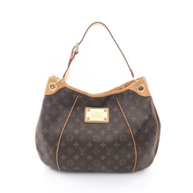 Louis Vuitton Galliera PM Shoulder Bag, Coated Canvas and Leather, Monogram, Women's, Brown, M56382