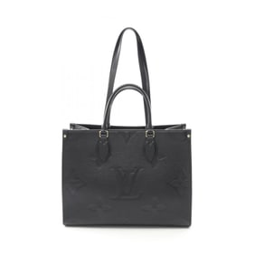 Louis Vuitton On the Go MM Tote Bag in Monogram Empreinte Leather, Black, M45595