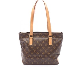 Louis Vuitton Cabas Piano Monogram Shoulder Bag, Coated Canvas and Leather, Brown, M51148