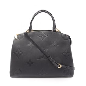 Louis Vuitton Grand Palais MM Handbag, Monogram Empreinte Leather, Women's, Black, M45811