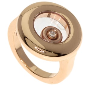 Chopard Happy Spirit 1P Diamond Ring in 18K Pink Gold for Women