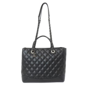 CHANEL Matelasse Tote Bag, Lambskin, Women's,