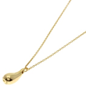 Tiffany & Co. Teardrop Necklace in 18K Yellow Gold for Women.