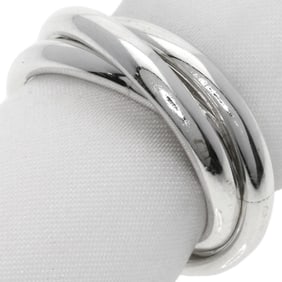 Tiffany & Co. Trinity 3-Row Ring, Silver, Women's