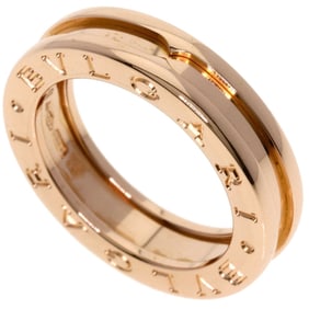 BVLGARI B-zero1 1-Band XS #49 Ring, 18K Pink Gold, Women's