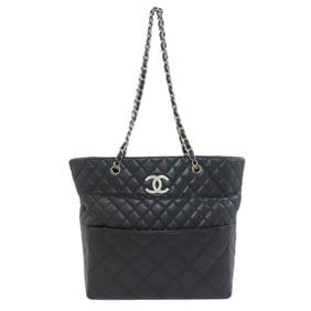 CHANEL Matelasse Coco Mark Tote Bag Lambskin Women's