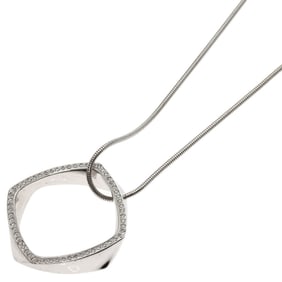 Tiffany Torque Frank Gehry Diamond Necklace in 18K White Gold for Women. TIFFANY & Co.