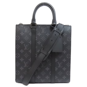 Louis Vuitton M46456 Sac Plat Cloth Handbag Monogram Eclipse Men's LOUIS VUITTON
