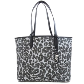 Michael Kors MK Signature Leopard Print Leather Tote Bag for Women