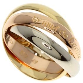Cartier Trinity #49 Ring, 18K Yellow Gold, K18PG, K18WG, Women's, CARTIER