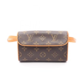 Louis Vuitton Florentine Pochette Monogram Waist Bag/Body Bag in Coated Canvas and Leather, Brown,